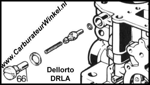 (66) Acceleratiesproeierhouder voor Dellorto DRLA Carburateurs (66) Acceleratiesproeierhouder voor Dellorto DRLA Carburateurs