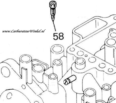 Vacuum Plug voor Dellorto DHLA Vacuum Plug voor Dellorto DHLA