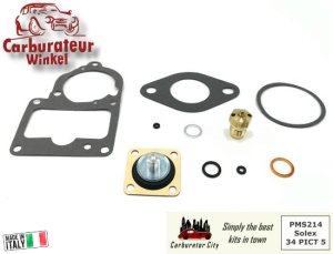 Service Kit for Solex 34 PICT 5 carburetor for Volkswagen Golf 1600 S LS GLS